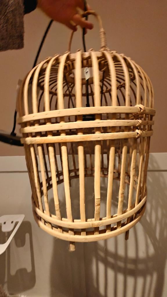 Hanglamp boho, Ophalen, Overige materialen, 50 tot 75 cm, Zo goed als nieuw
