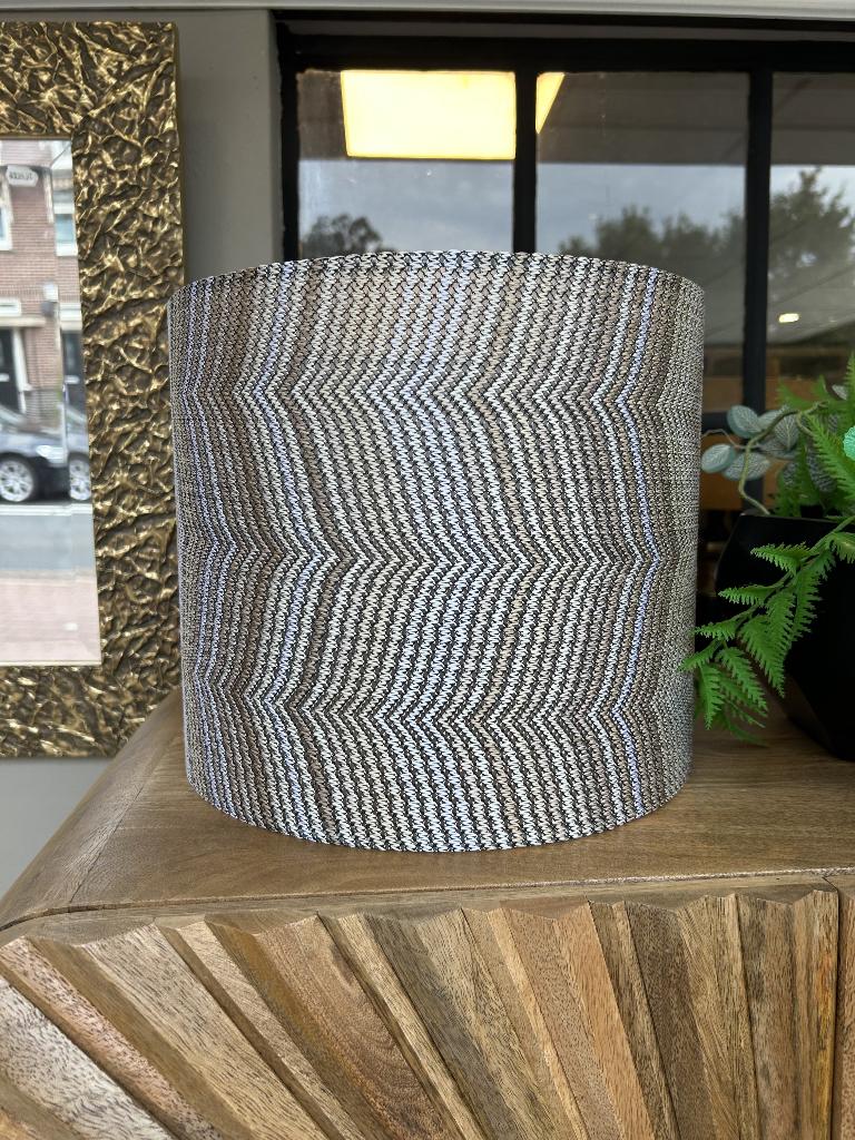 Retro chevron lampenkap, Ophalen, Nieuw, Nvt, Vintage lampenkap, zigzag lampenkap, design lampenkap