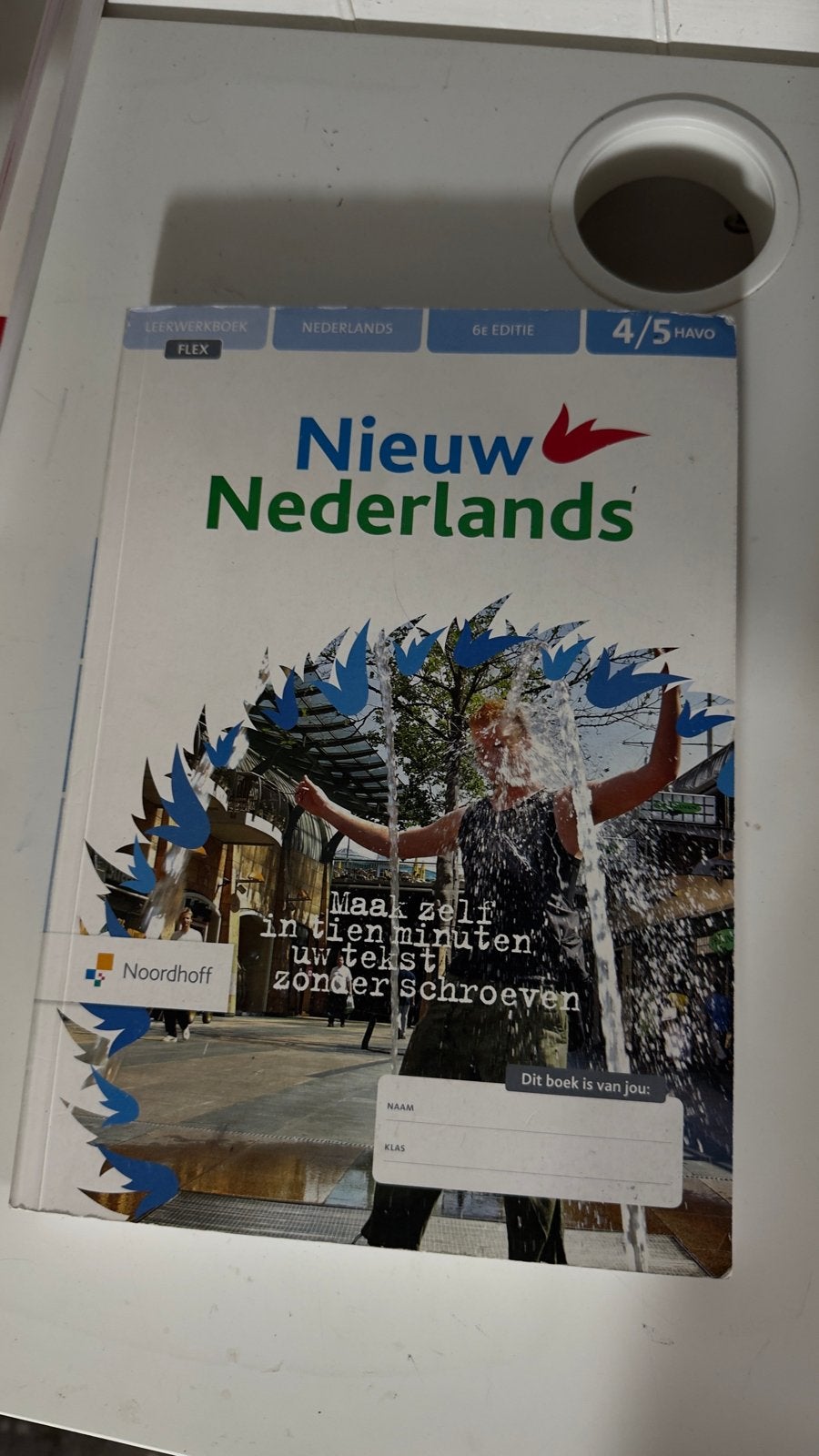 Nieuw Nederlands FLEX 4/5 HAVO 6e editie leerwerkboek, Boeken, Schoolboeken, Ophalen of Verzenden, Zo goed als nieuw, HAVO, Nederlands