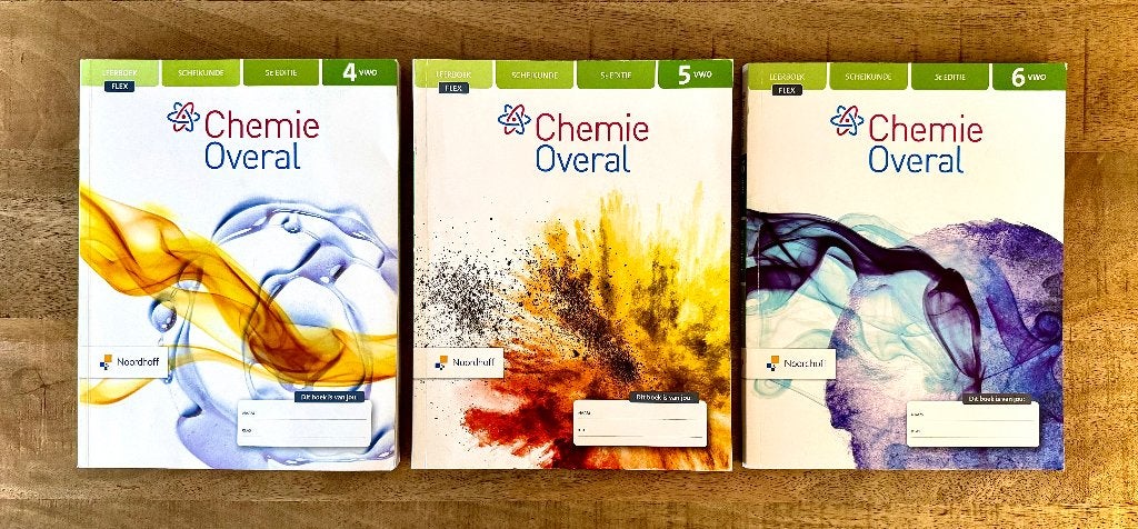 Chemie Overal VWO 4, 5, 6. Scheikunde Leerboeken. 5e editie., Boeken, Schoolboeken, VWO, Scheikunde, Ophalen of Verzenden, Zo goed als nieuw