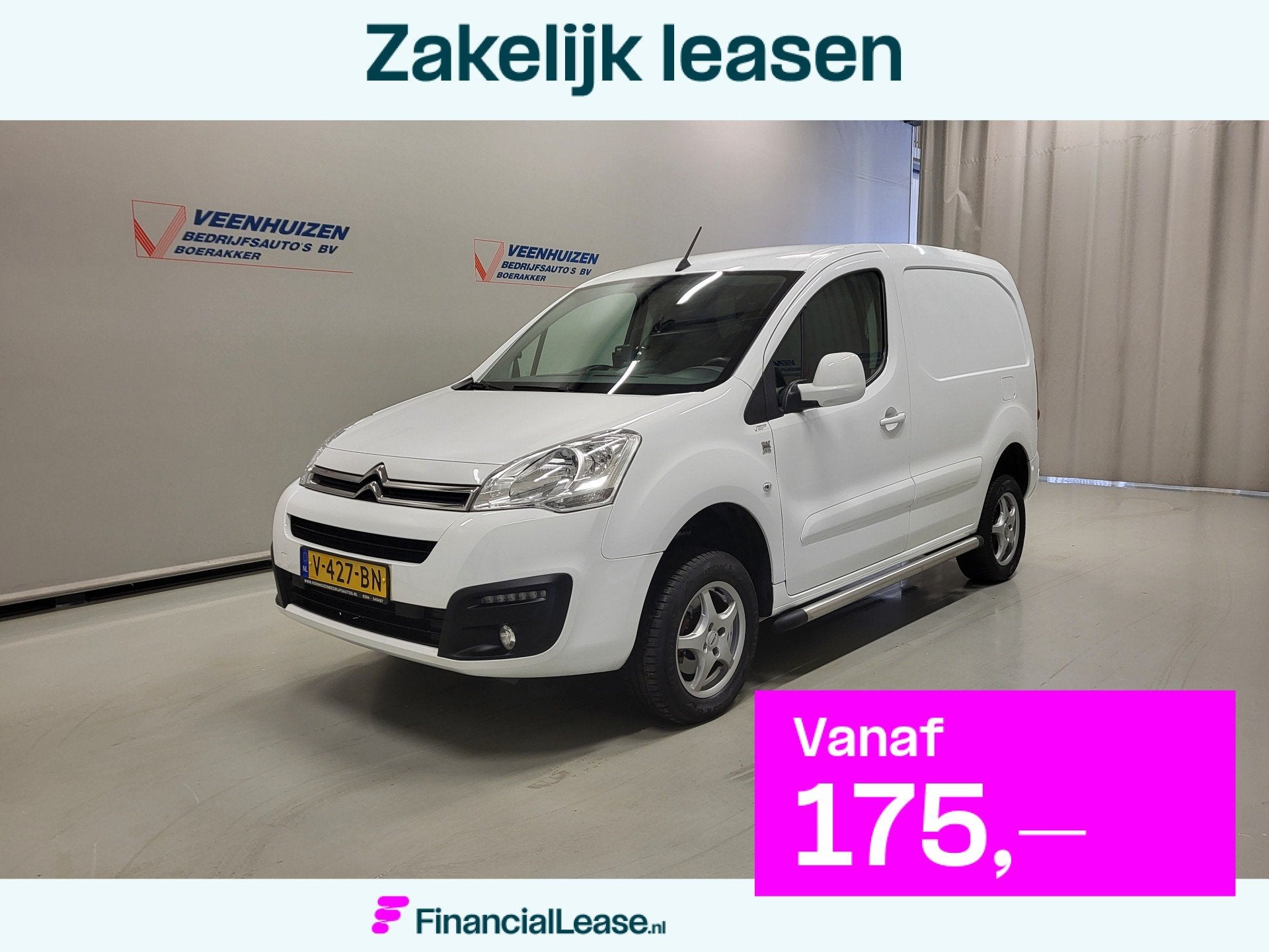 Citroën Berlingo 1.6BlueHDI 4X4 Dangel MARGE! Euro 6!, Voorwielaandrijving, 101 pk, 4 cilinders, Citroën