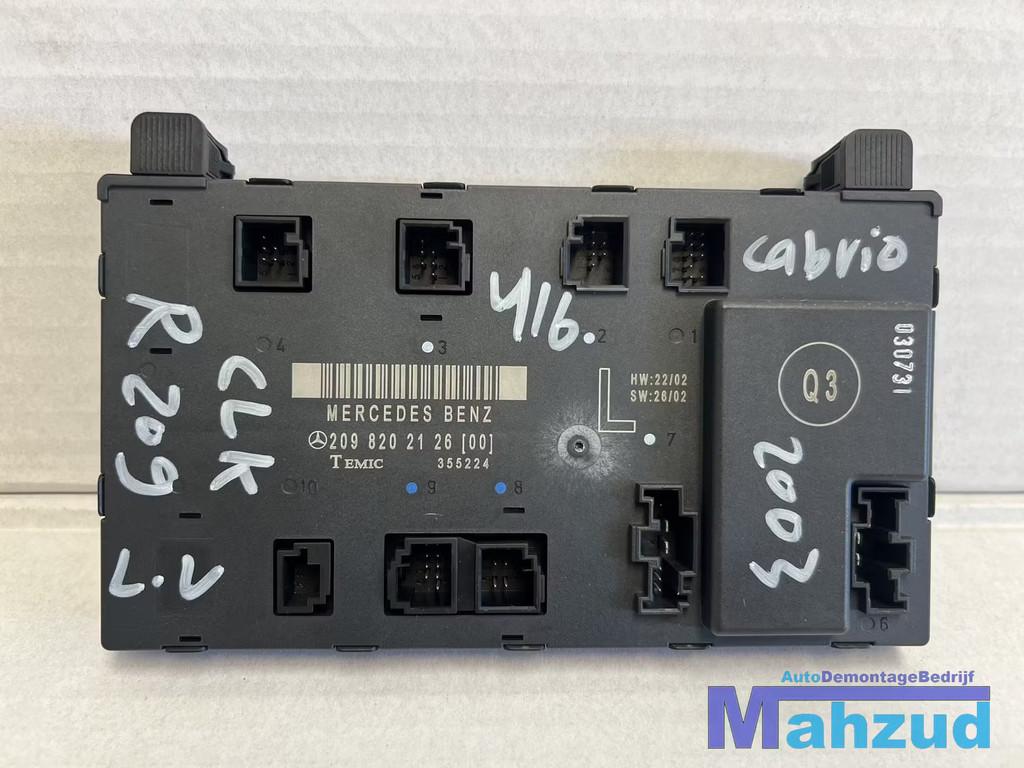 MERCEDES CLK W209 Cabrio links deur module 2098202126, Auto-onderdelen, Gebruikt, Mercedes-Benz AG, Mercedes-Benz, Ophalen of Verzenden