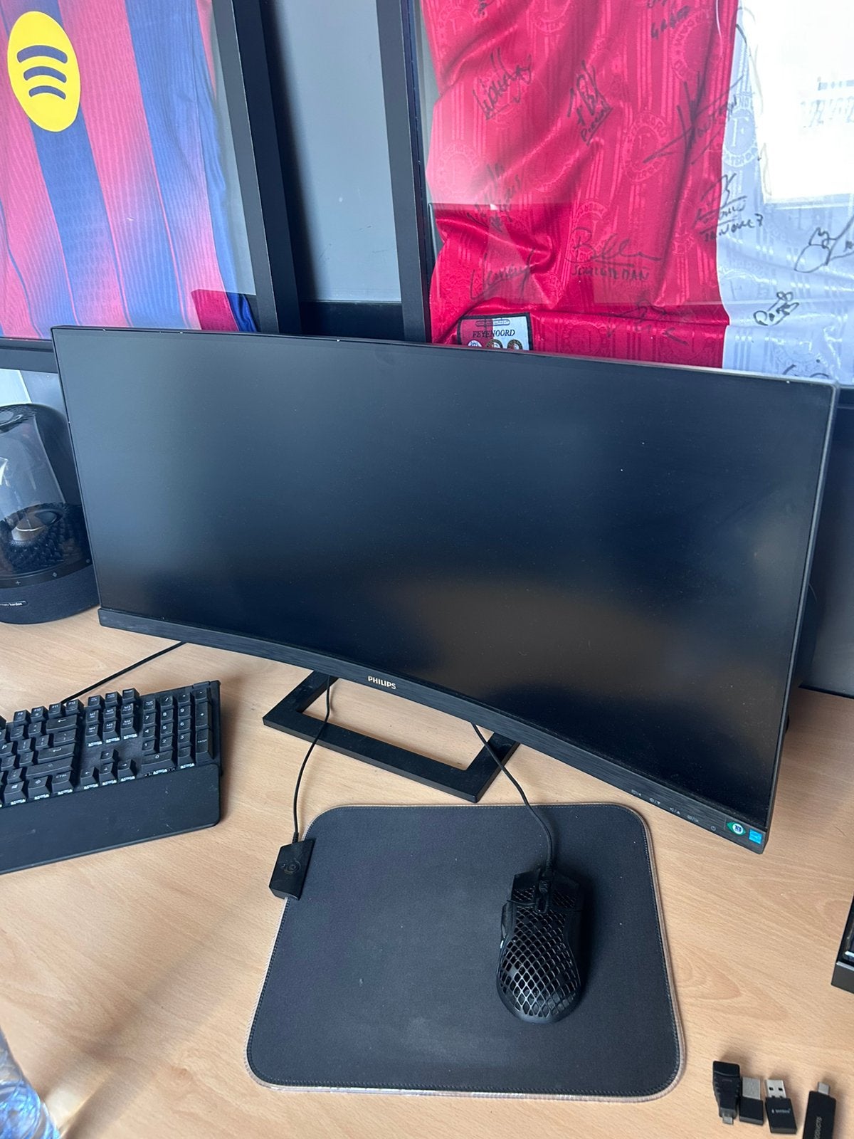 Curved Philips 34 inch zgan Ultrawide monitor, Computers en Software, Ophalen, 3 tot 5 ms, Curved, VA