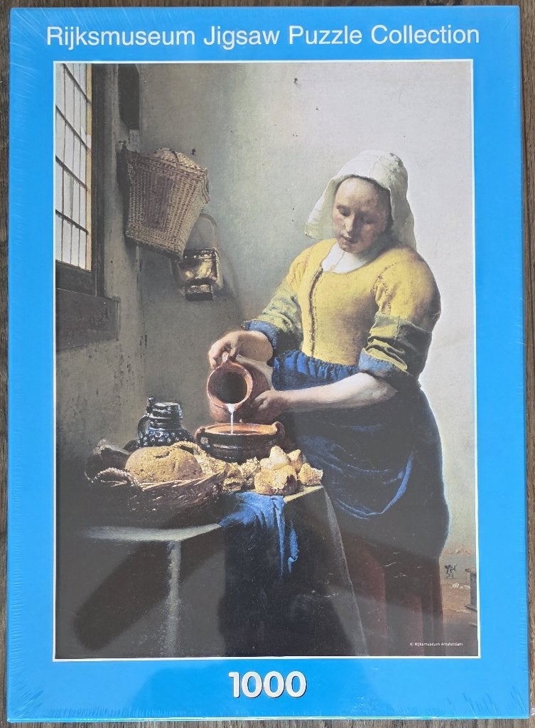 Rijksmuseum Jigsaw Puzzle Collection - Het Melkmeisje, Hobby en Vrije tijd, Ophalen of Verzenden, 500 t/m 1500 stukjes, Nieuw