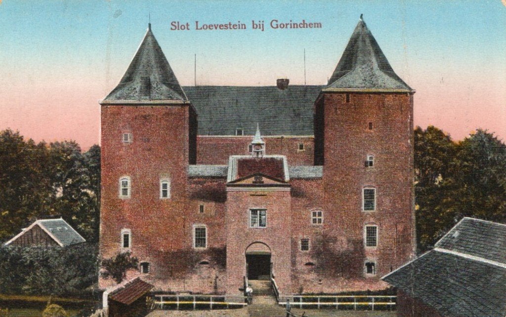 Gorinchem  SLot Loevestein, Ophalen of Verzenden, Voor 1920, Gelopen, Zuid-Holland