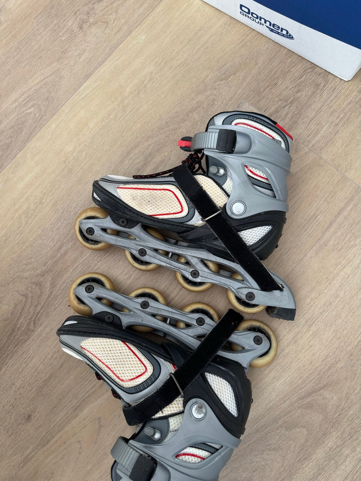 Nijdam skeelers met beschermers, verstelbaar maat 38-41, Kinderen, Inline skates 4 wielen, Ophalen, Overige merken