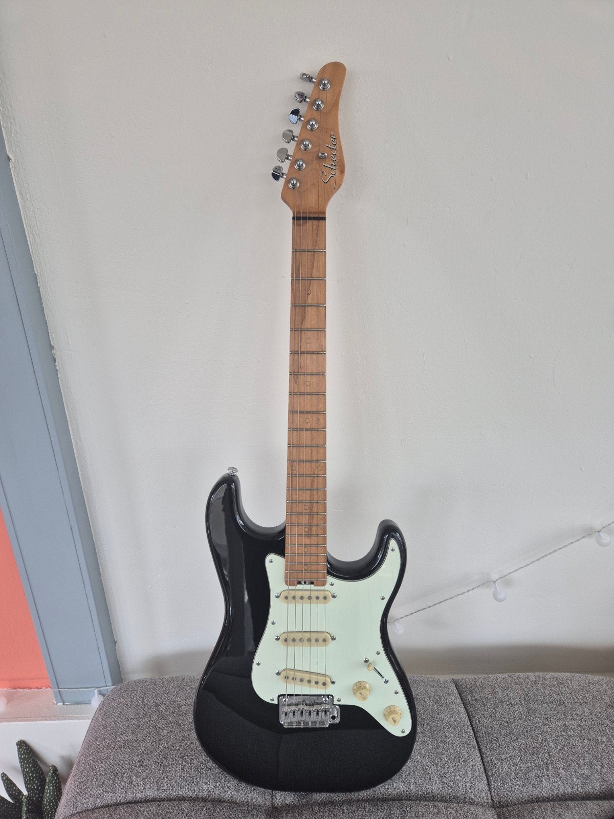 SCHECTER atomic ink SSS Nick Johnstond Stratocaster, Ophalen of Verzenden