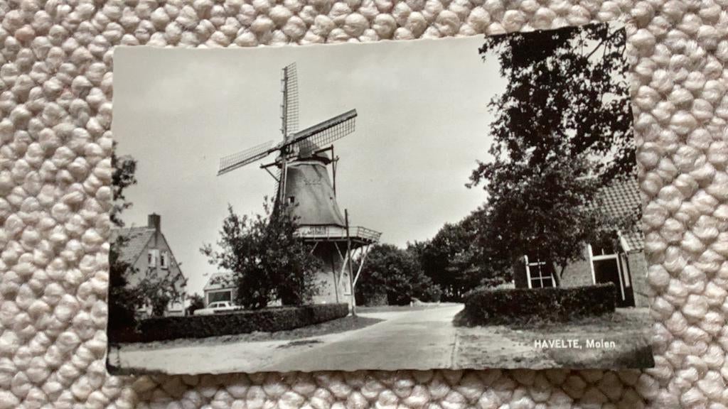 Ansichtkaart Havelte Molen. 923, Verzamelen, Ansichtkaarten | Nederland, Ophalen of Verzenden, 1940 tot 1960, Ongelopen, Drenthe