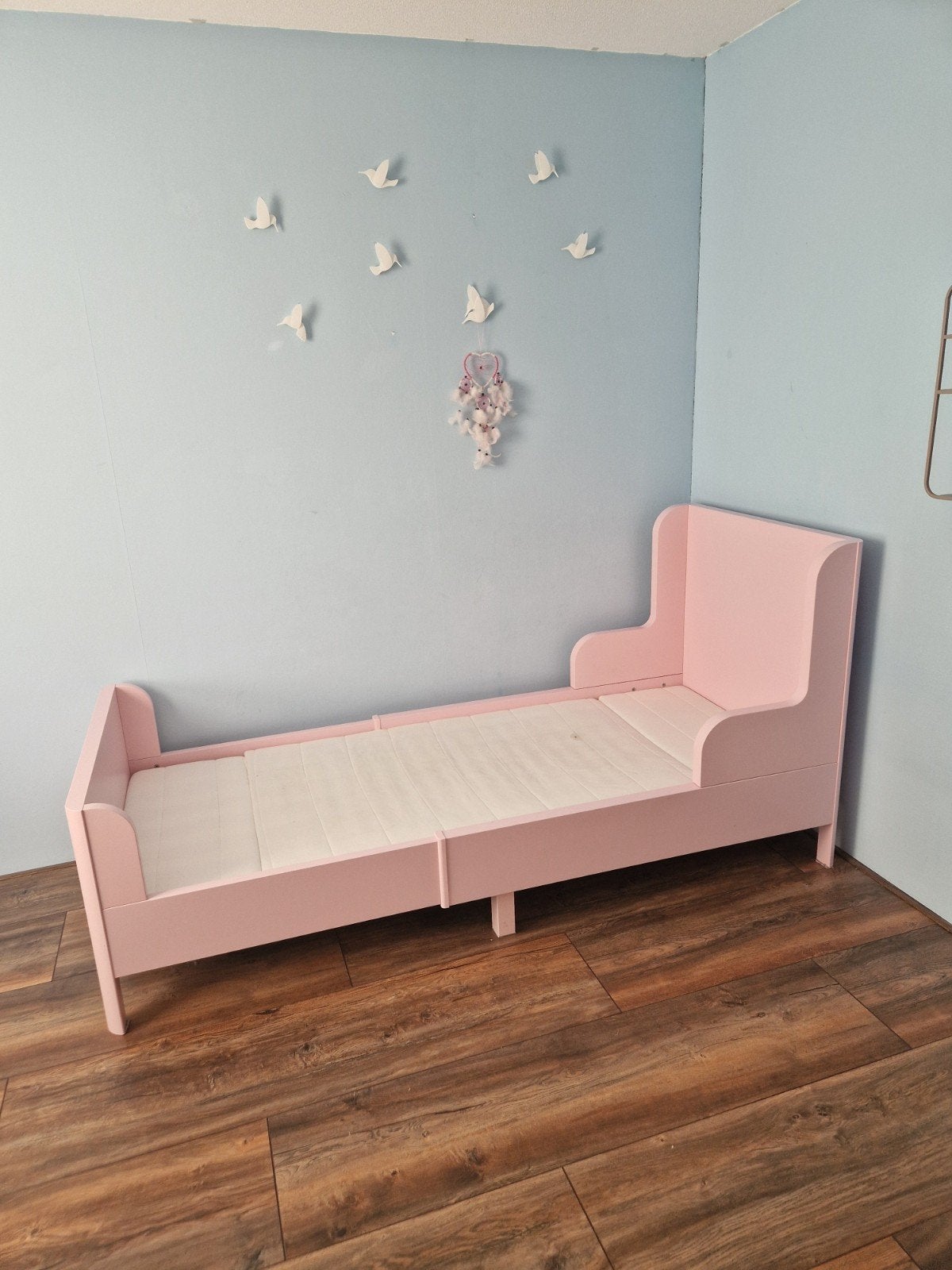 Busunge meegroeibed, roze. 80cmx200cm., Ophalen, 70 tot 85 cm, Zo goed als nieuw, Matras