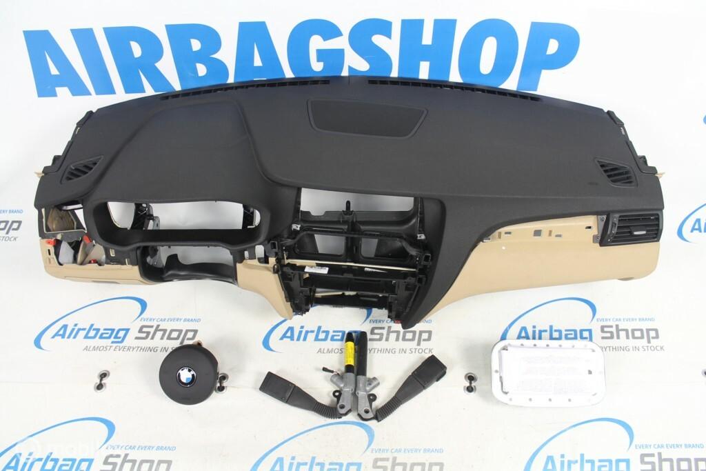 Airbag set - Dashboard zwart/beige BMW X3 F25 (2010-2017)
