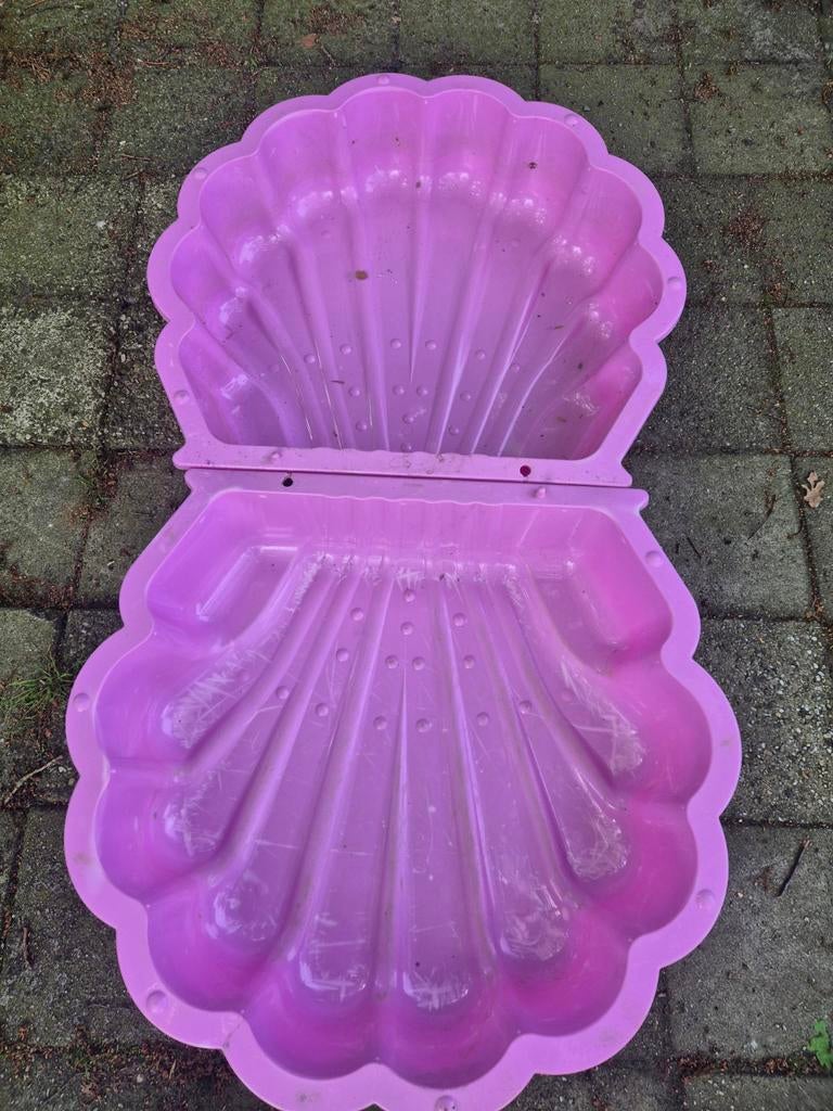 Roze schelpzandbak voor kinderen, Ophalen of Verzenden, Gebruikt