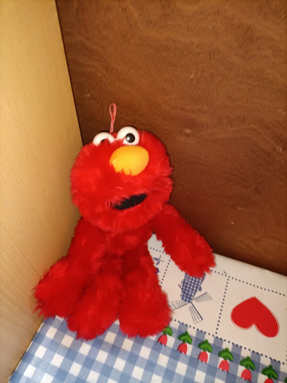 Elmo knuffel 33 cm groot, Ophalen of Verzenden, Zo goed als nieuw, Overige typen