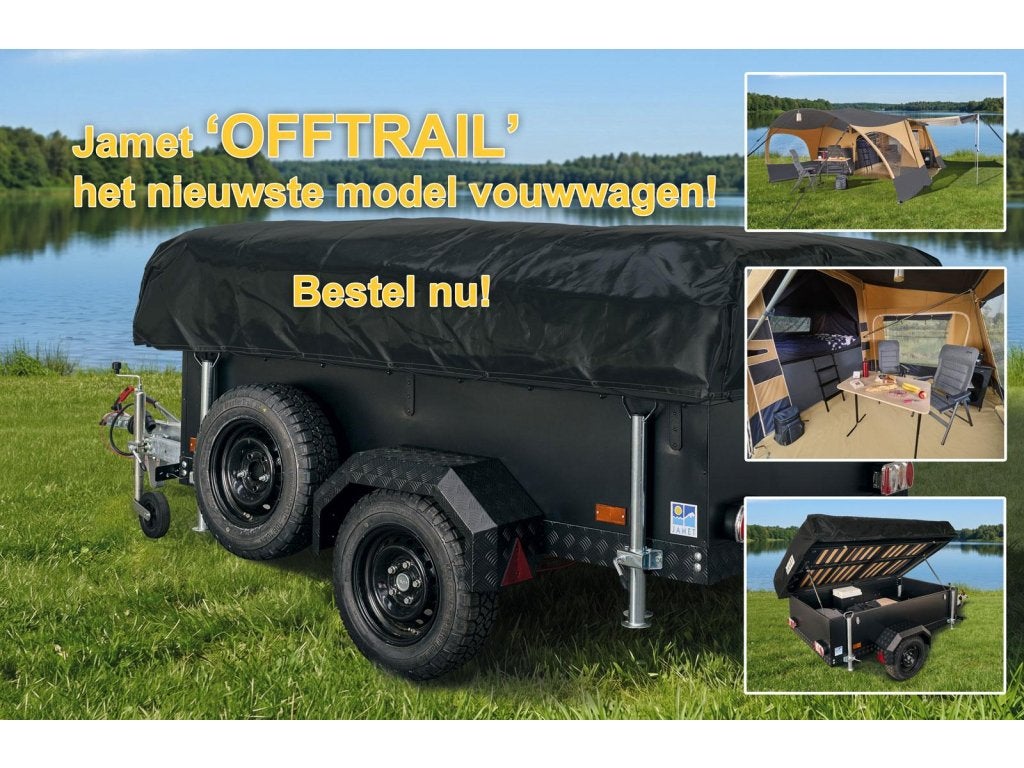 Jamet Offtrail, Caravans en Kamperen, Vouwwagens, Tot en met 2, Jamet