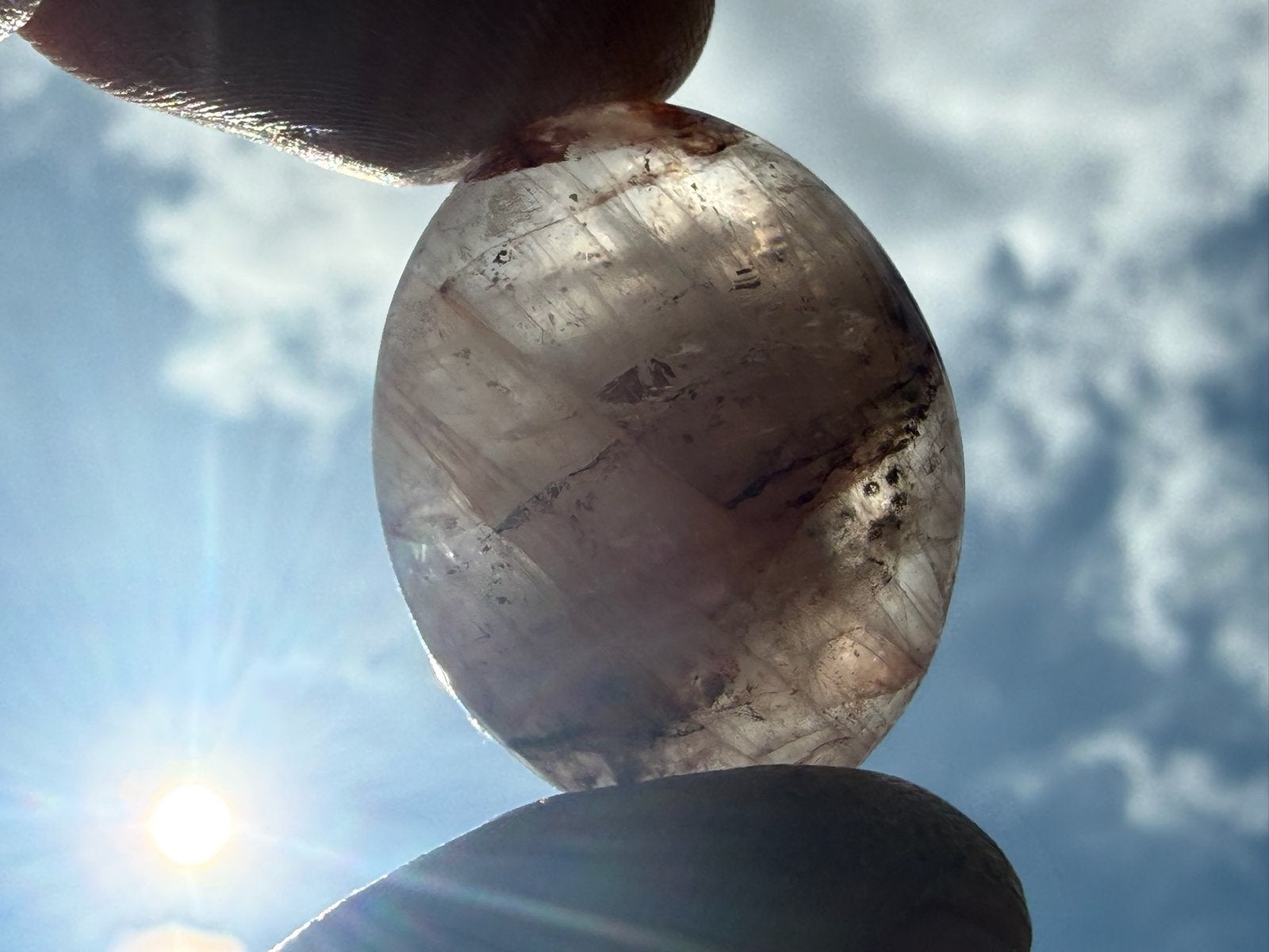 Red Healer Lemurian - Hematoide kwarts mineralen edelstenen, Ophalen of Verzenden, Mineraal