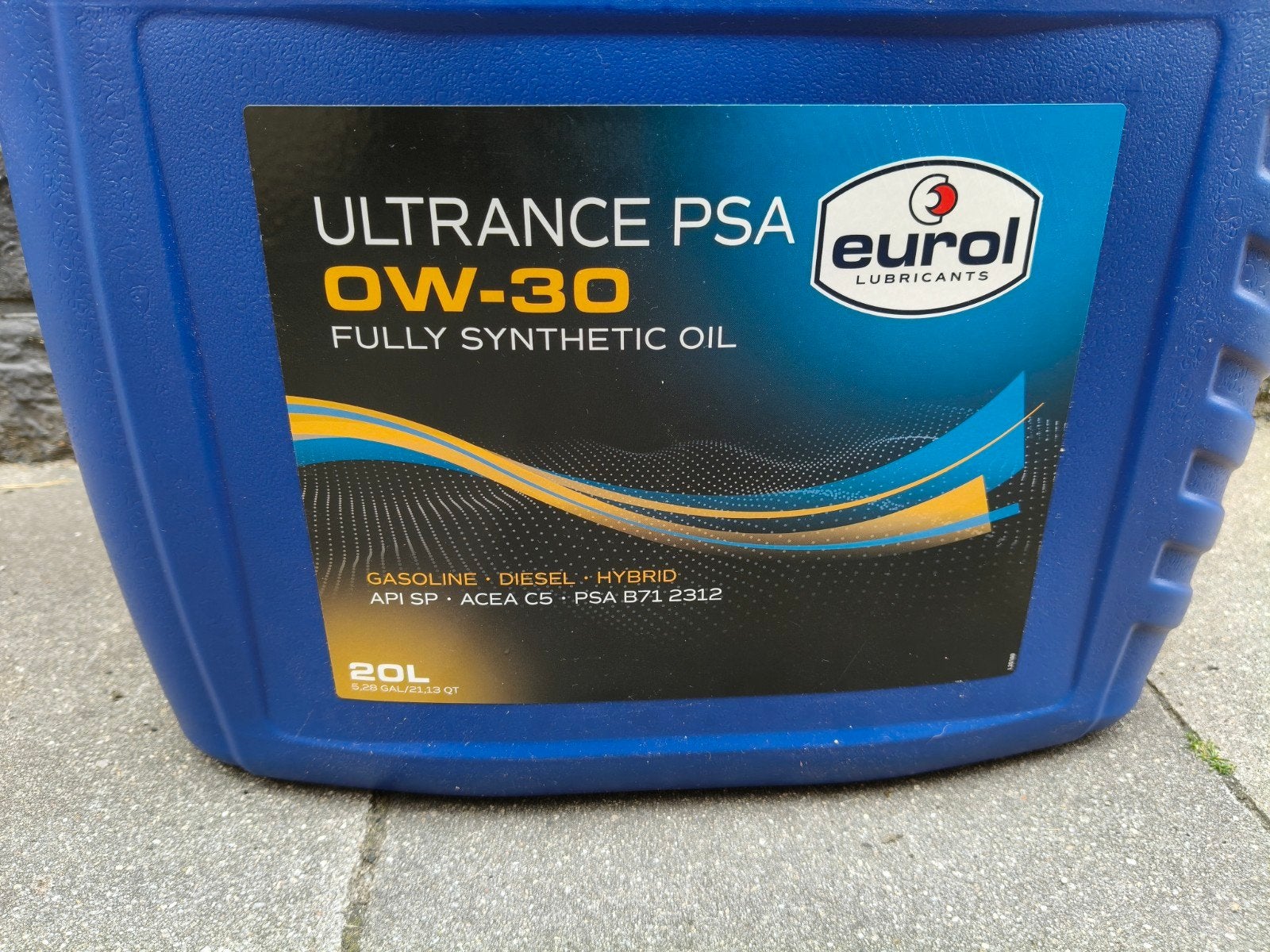 motorolie eurol 0w30 PSA 16 liter, Ophalen