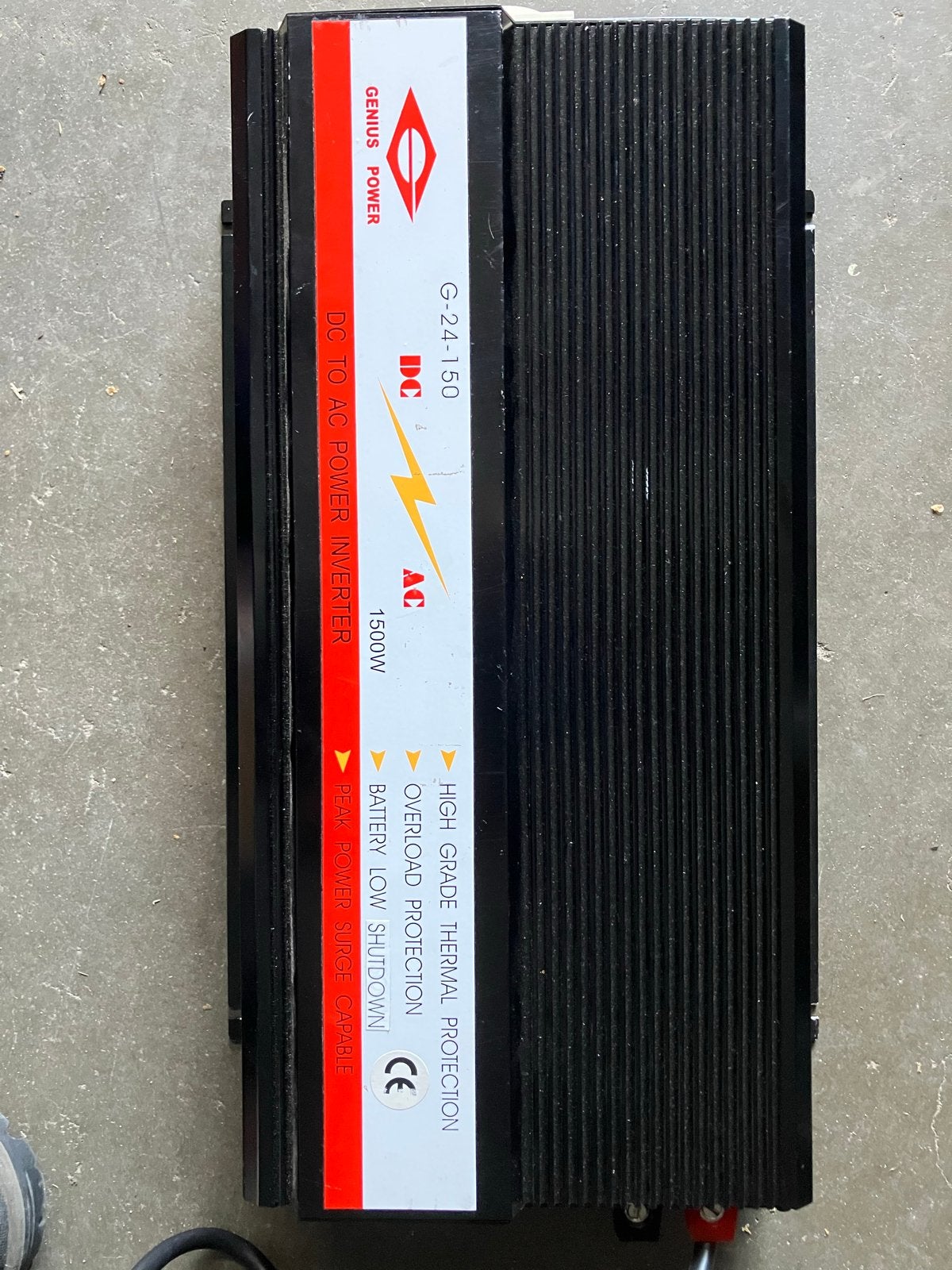 Genius Power Omvormer 24V naar 240V, 1500W, Ophalen of Verzenden