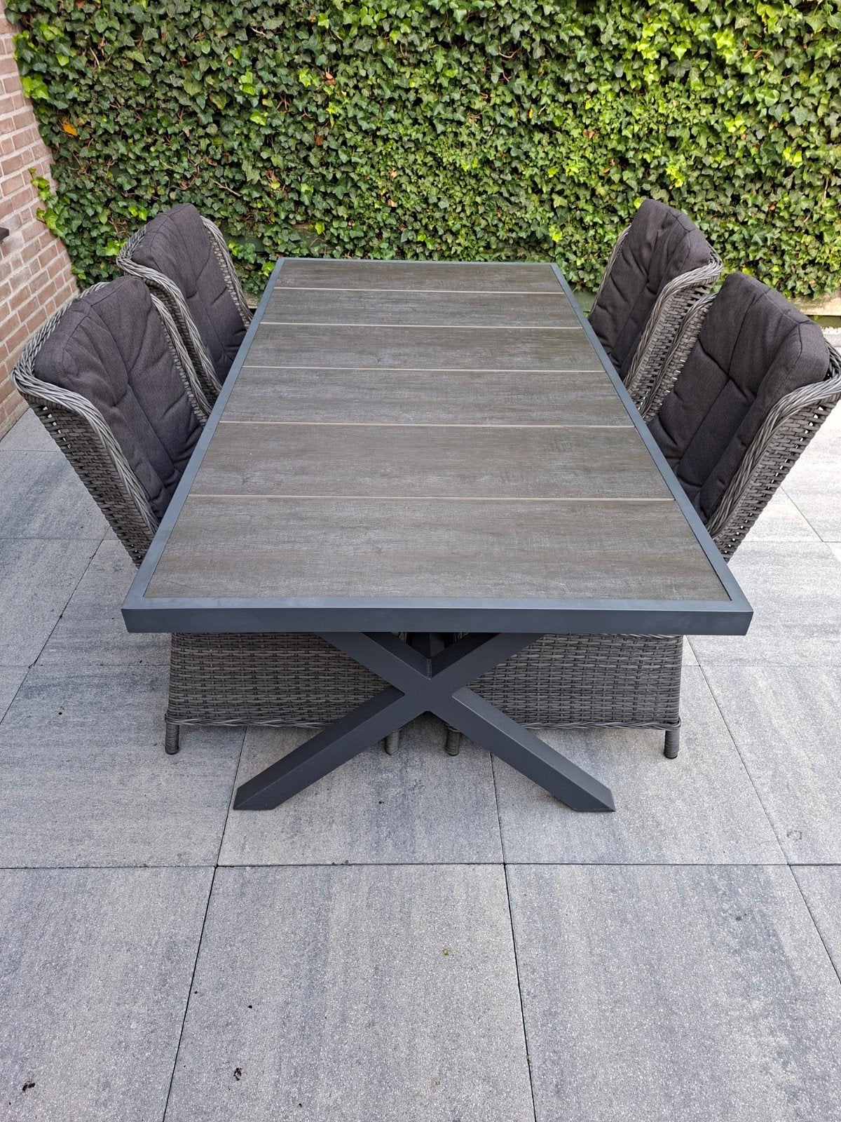 Tuinset, Tuin en Terras, Ophalen, 4 zitplaatsen, Zo goed als nieuw, Tuinset