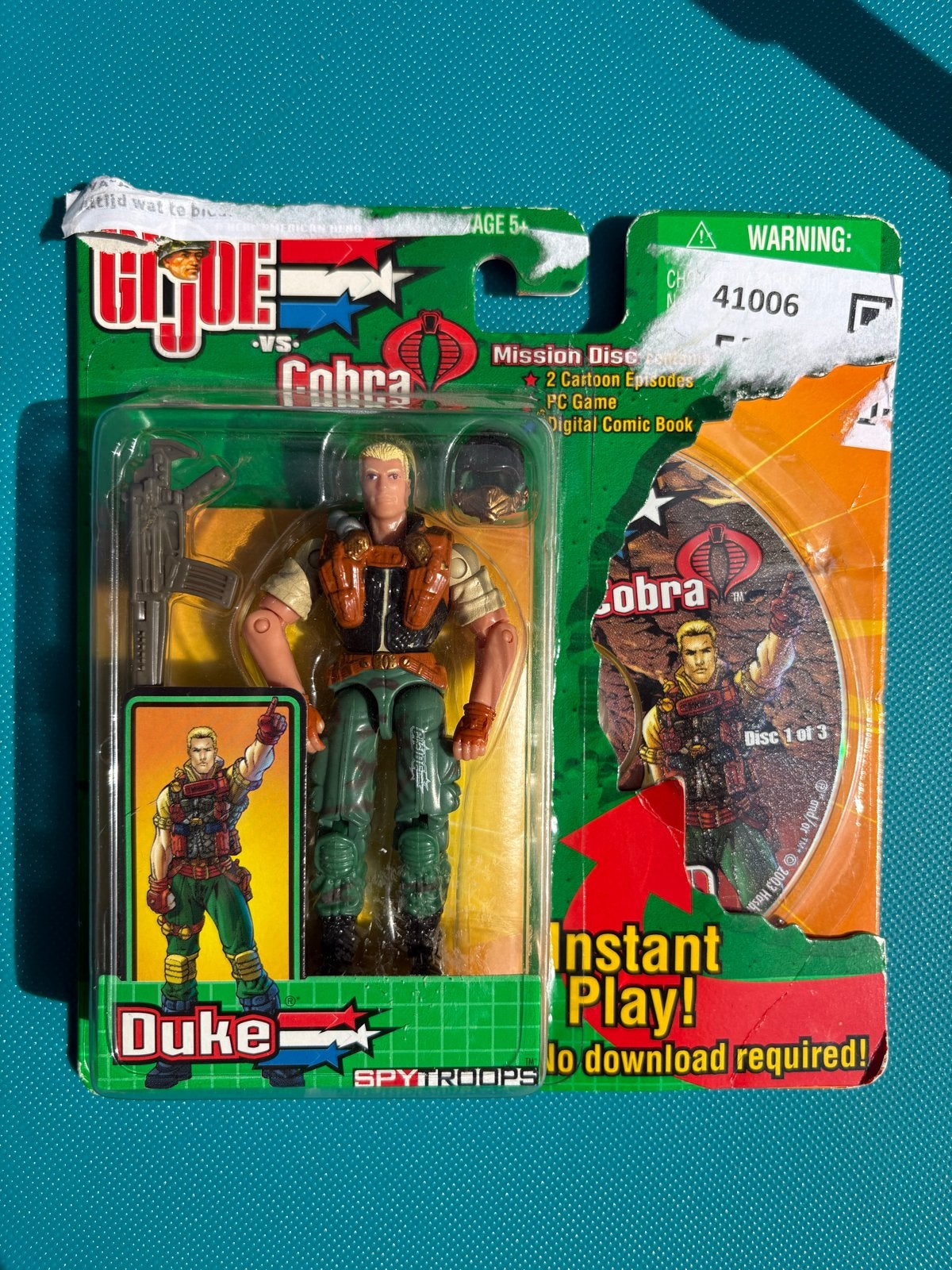 G.I. Joe vs. Cobra Duke Spy Troops Actiefiguur (Nieuw), Ophalen of Verzenden, Nieuw