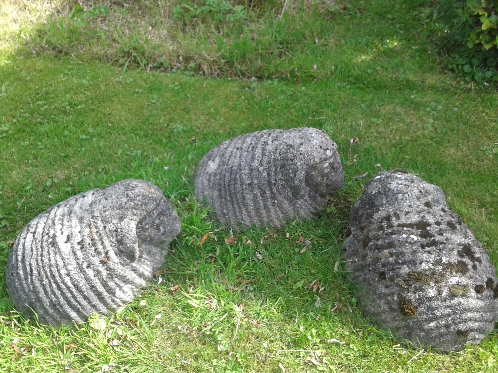 Gezocht: Schapen van Mien Ruys - Tuinornamenten, Vintage, Gebruikt, Ophalen of Verzenden, Grijs
