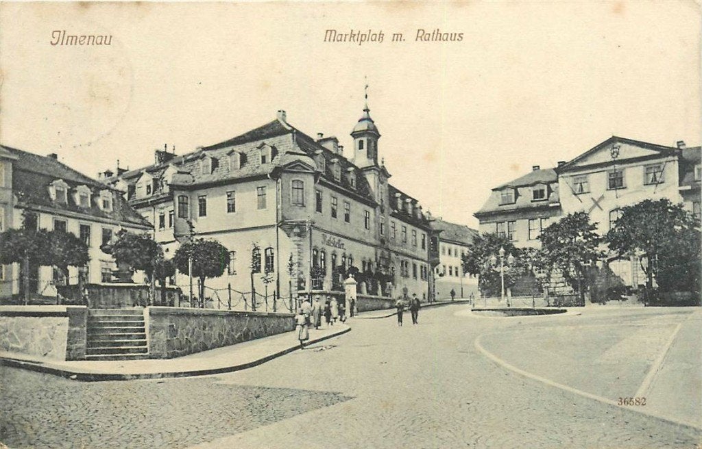 379-138-001 Ilmenau Marktplatz, Verzenden, Voor 1920, Duitsland