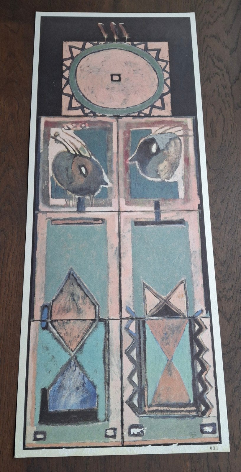 Jeroen Krabbé - Bunlap Shield, Espivilo Santo (1992), Antiek en Kunst, Met certificaat van echtheid, Ophalen of Verzenden, Overige onderwerpen