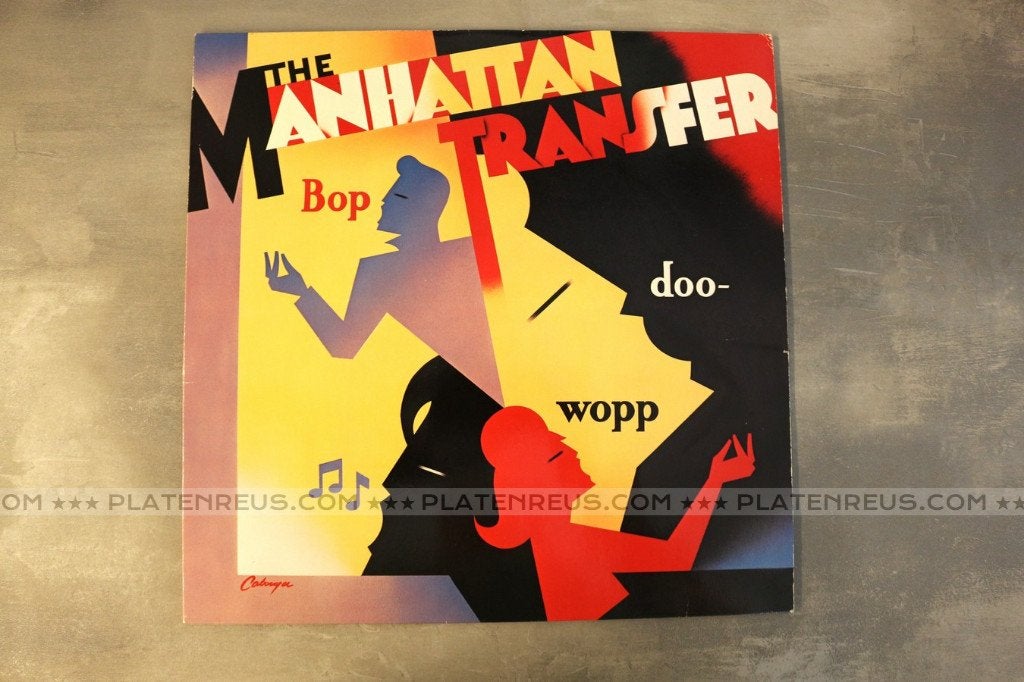 LP The Manhattan Transfer – Bop Doo-Wopp ( 1984 ) 5006, Gebruikt, 1980 tot heden, Ophalen of Verzenden, Inclusief binnenhoes