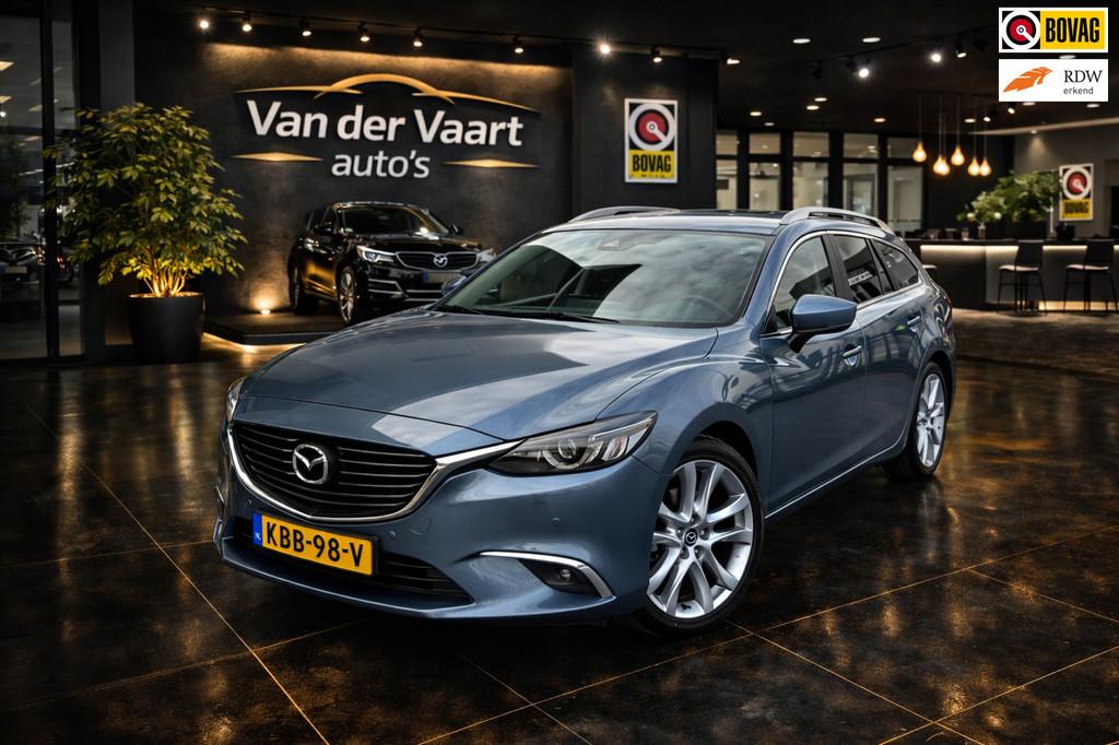 Mazda 6 Sportbreak 2.0 SkyActiv-G 165 TS+ NAVI LMV ACHTERUIT, Voorwielaandrijving, 1998 cc, Gebruikt, 4 cilinders