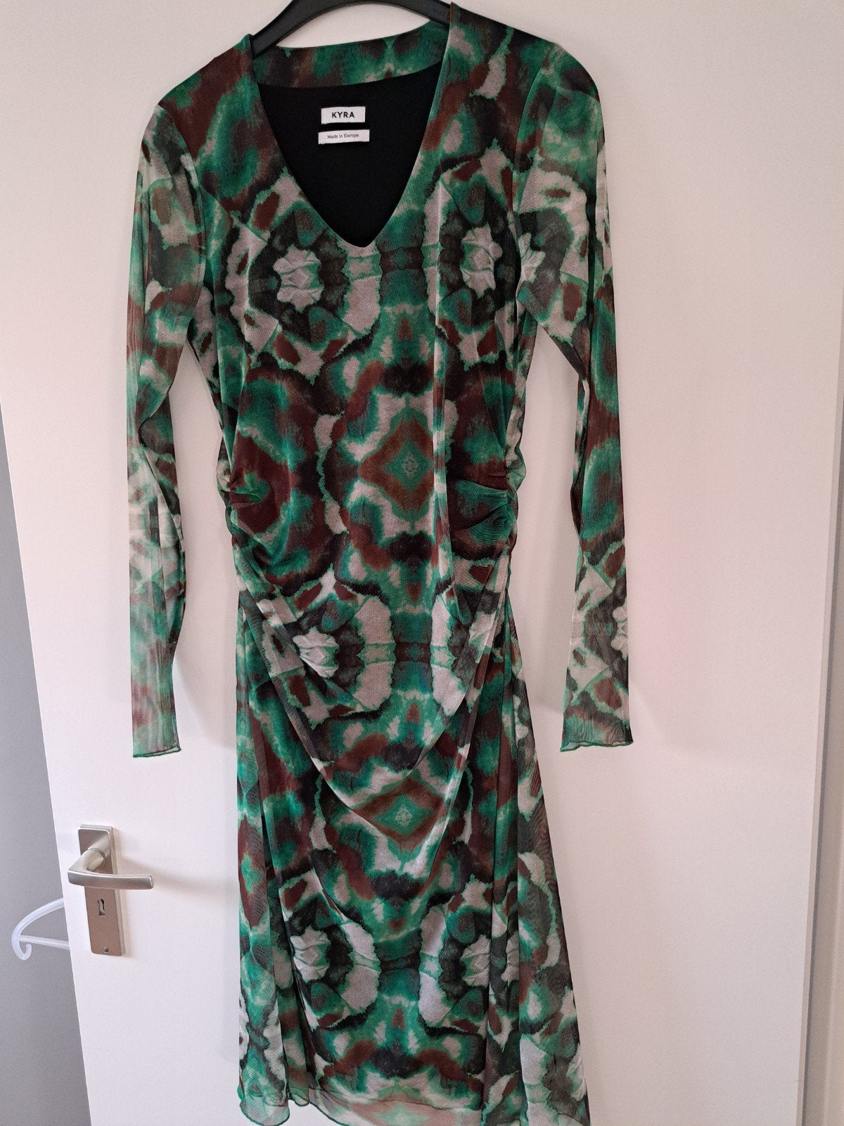 Kyra jurk met print, maat M, Kleding | Dames, Maat 38/40 (M), Ophalen of Verzenden, Zo goed als nieuw, Kyra