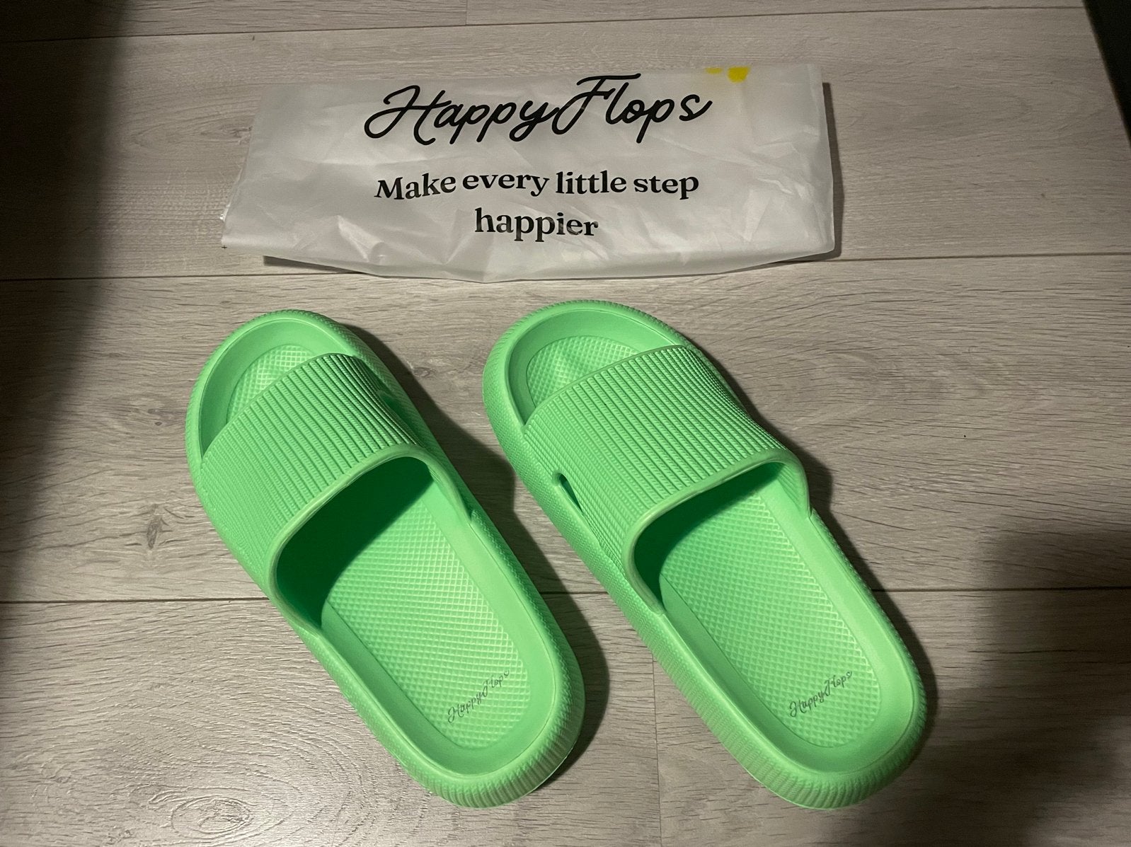 Happy Flops Slippers - Maat 38-39 - Nieuw, Ophalen of Verzenden, Nieuw, Groen, Slippers