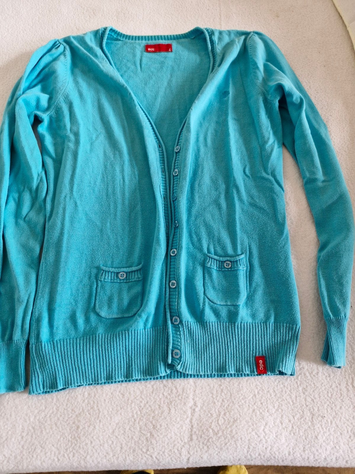 EDC by Esprit vestje maat L (valt als M), Kleding | Dames, Maat 38/40 (M), Blauw, Ophalen of Verzenden, EDC by Esprit
