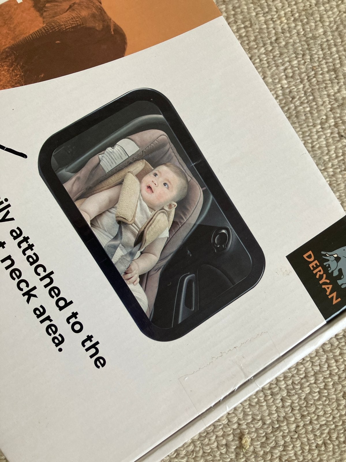 Deryan Autospiegel voor Baby - Nieuw in Doos, Kinderen en Baby's, Autostoeltjes, Ophalen, Nieuw