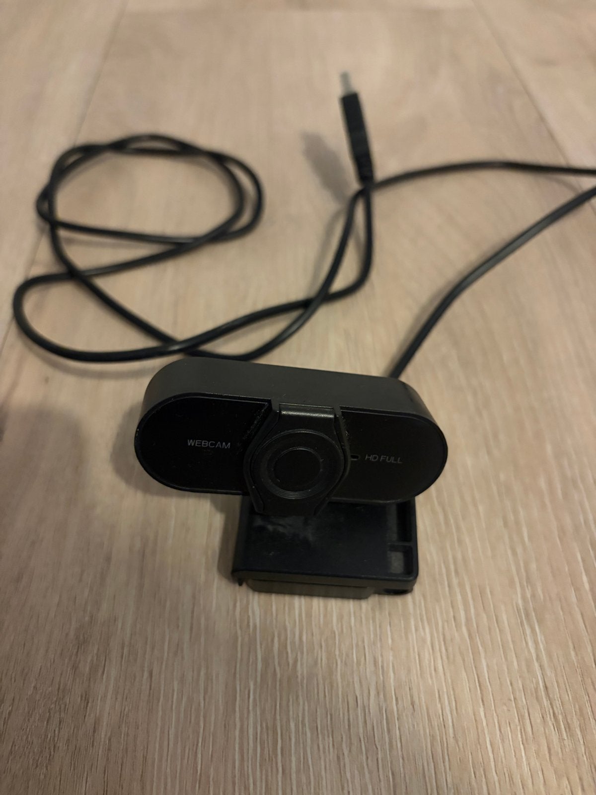 Webcam HD Full met monitorclip en microfoon, Computers en Software, Gebruikt, Ophalen of Verzenden, Windows, Monitorclip