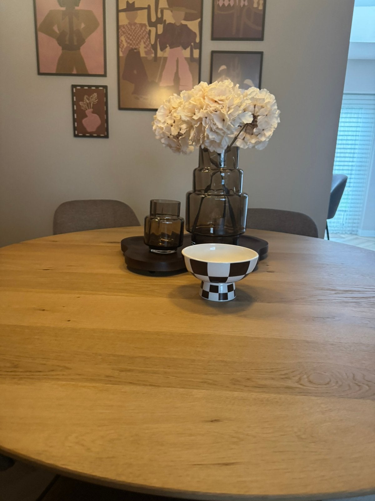 Japandi style schaal, Ophalen of Verzenden, Nieuw, Rond, Glas