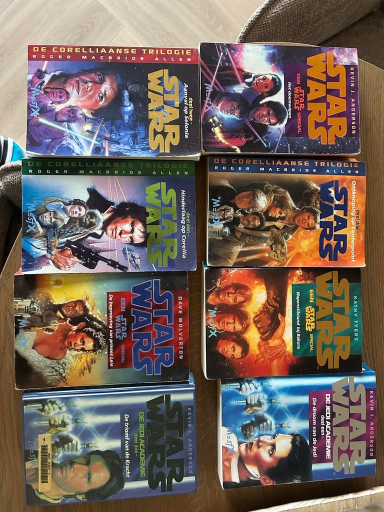 Diverse Star Wars en Star Trek Boeken Collectie, Ophalen, Gelezen