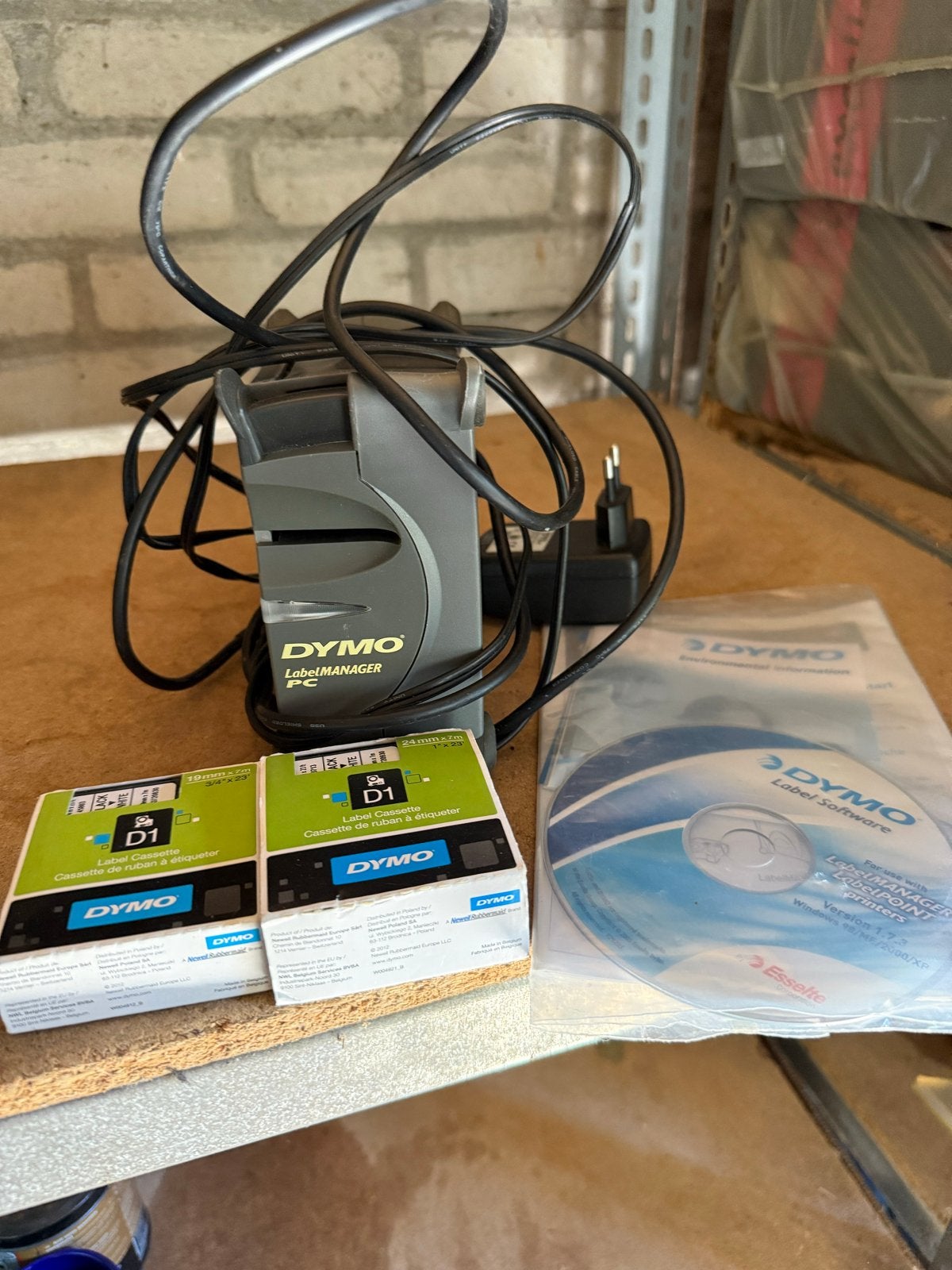 Dymo LabelManager PC labelprinter met 2 nieuwe bandjes, Computers en Software, Labelprinters, Gebruikt, Etiket, Ophalen of Verzenden