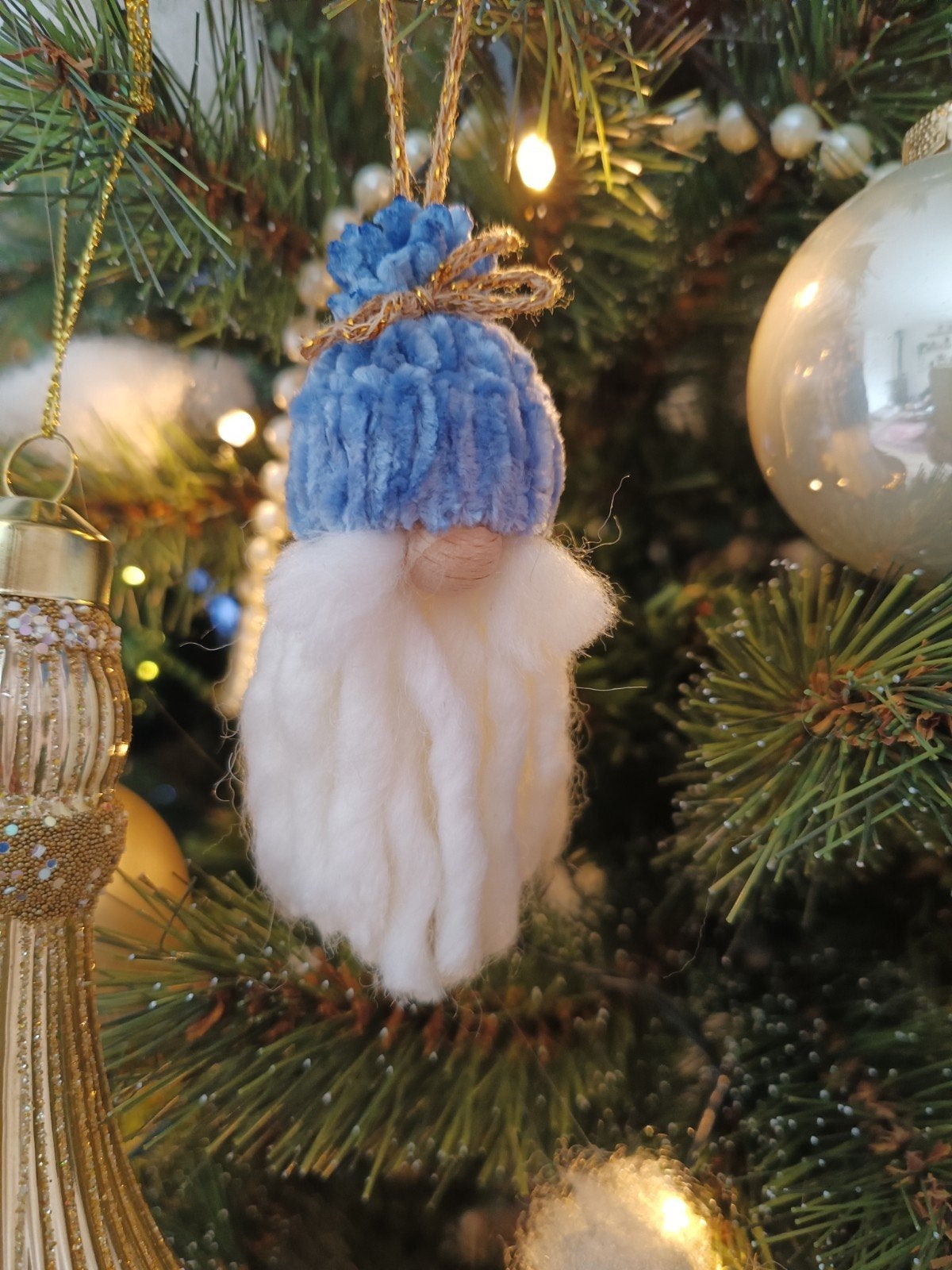 Macramé kerstgnome, Ophalen of Verzenden, Nieuw