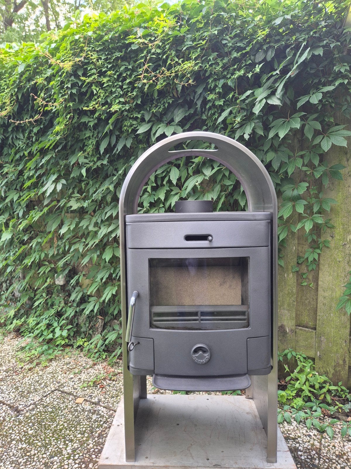 Andersen 4 houtkachel in NIEUWSTAAT 4 Kw, Ophalen of Verzenden, Zo goed als nieuw, Hout, Houtkachel