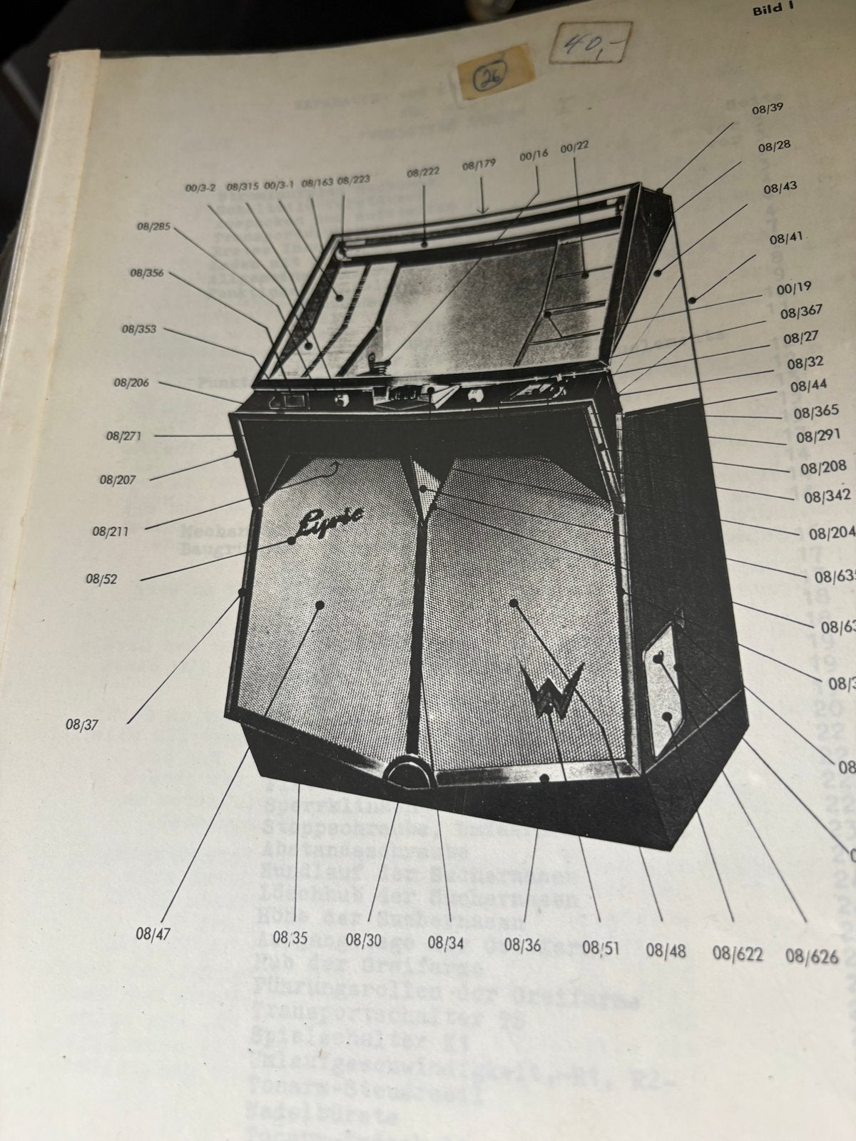 Jukebox Manuals: Wurlitzer, Rock-Ola, Seeburg, NSM, Ami, Verzamelen, Automaten | Jukeboxen, Ophalen, Gebruikt, Overige merken