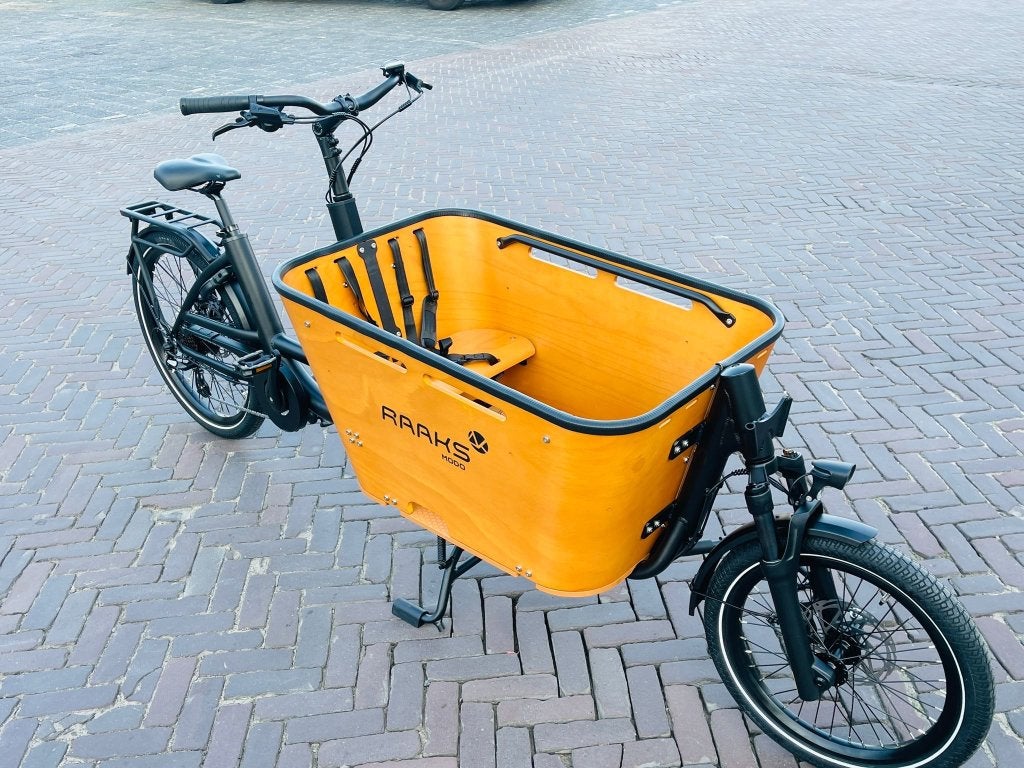 Raaks Modo Bakfiets elektrische tweewieler nw va 1499,-, 4 kinderen of meer, Niet ingevuld, Nieuw, Ophalen of Verzenden
