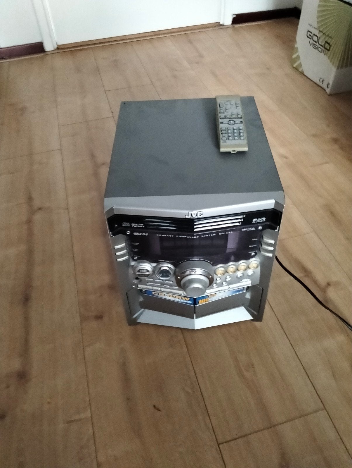 JVC Cassette en roterende CD-speler - Compact Systeem, Audio, Tv en Foto, Stereo-sets, Gebruikt, JVC, Ophalen of Verzenden, Microset