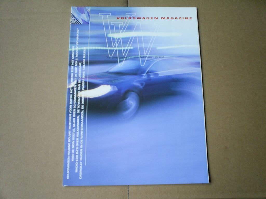 VW Magazine o.a. Beetle / Golf Cabrio [ 2 / 2001 52 pag. ], Boeken, Auto's | Folders en Tijdschriften, Verzenden, Zo goed als nieuw