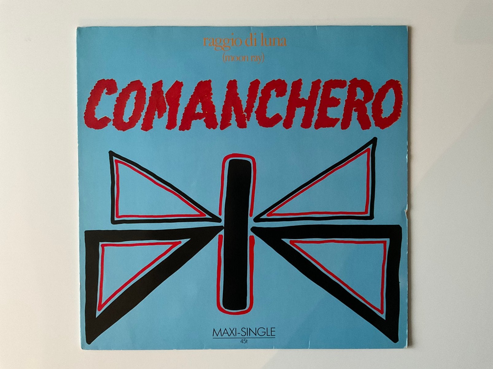 Raggio Di Luna (Moon Ray) – Comanchero 12” Italo disco, Cd's en Dvd's, Gebruikt, Ophalen of Verzenden, Gatefold hoes, Disco