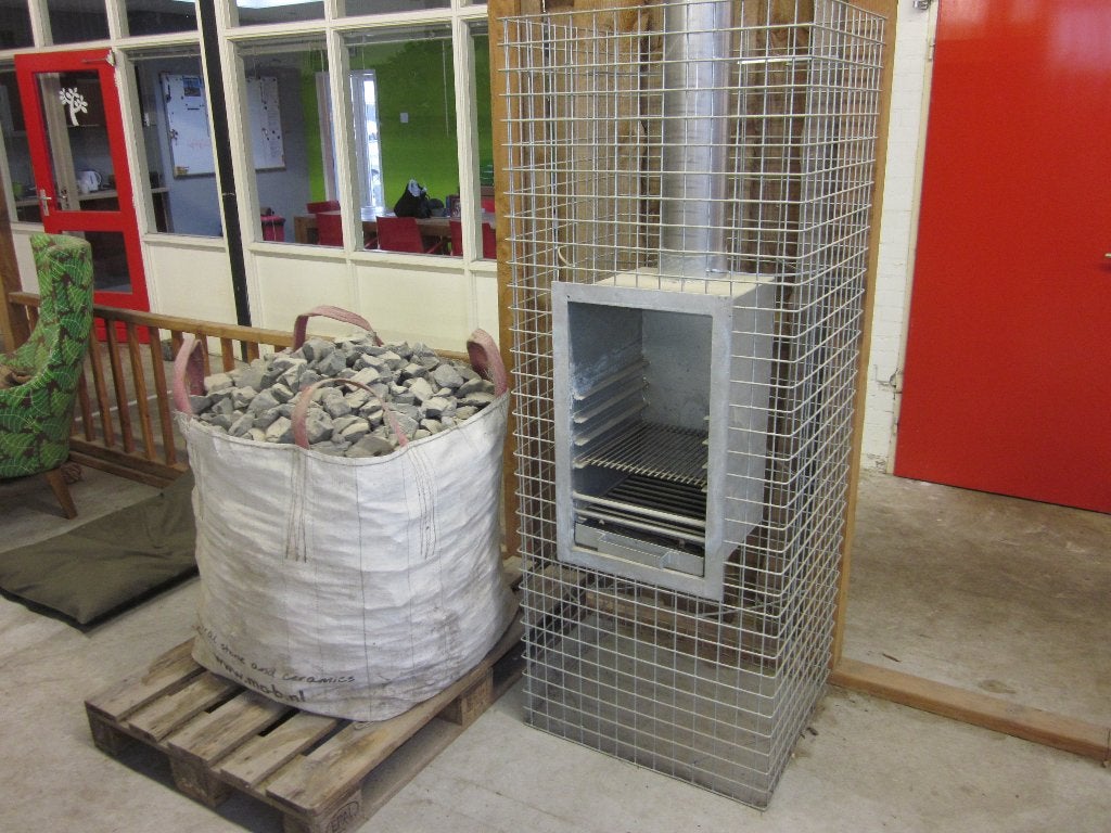 Te koop mooie tuinhaard met stenen., Tuin en Terras, Ophalen, Nieuw