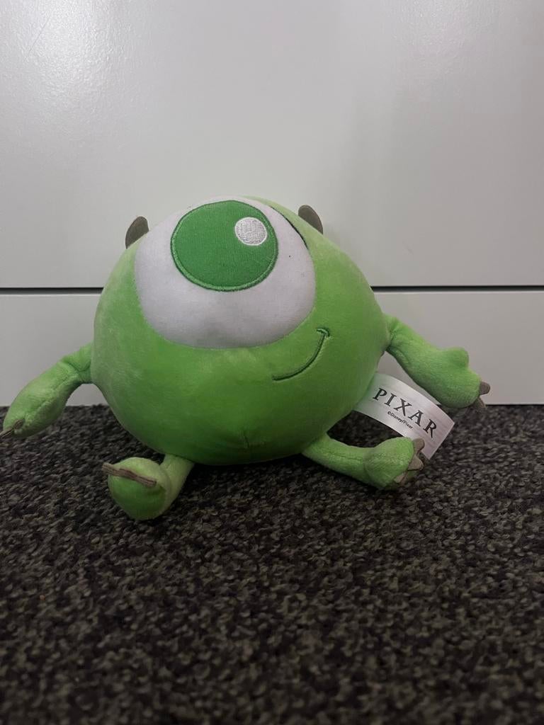 Mike Wazowski knuffel - Monsters en co. Pixar, Disney, Overige typen, Ophalen of Verzenden, Klein (minder dan 20 cm)