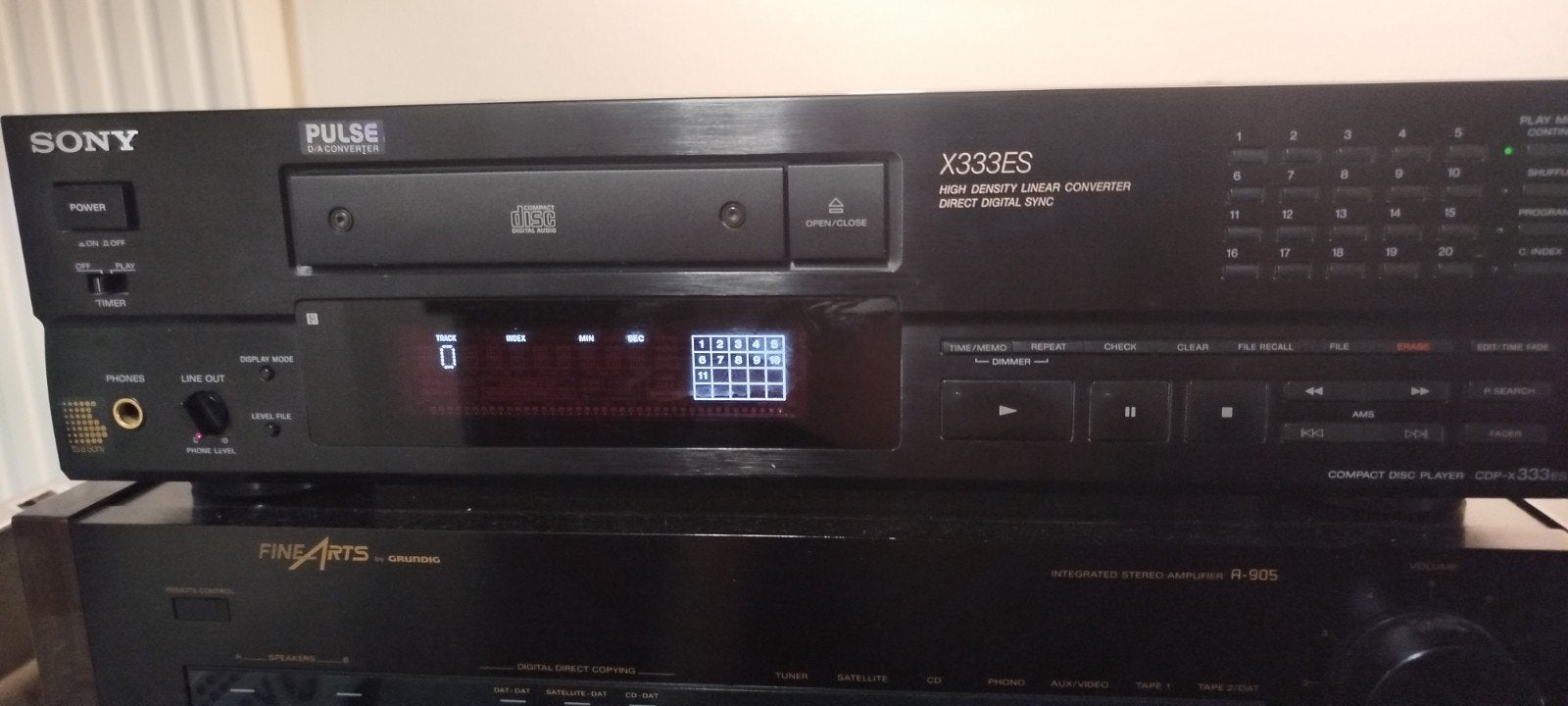 Sony X333ES  cd Player, Ophalen of Verzenden, Sony