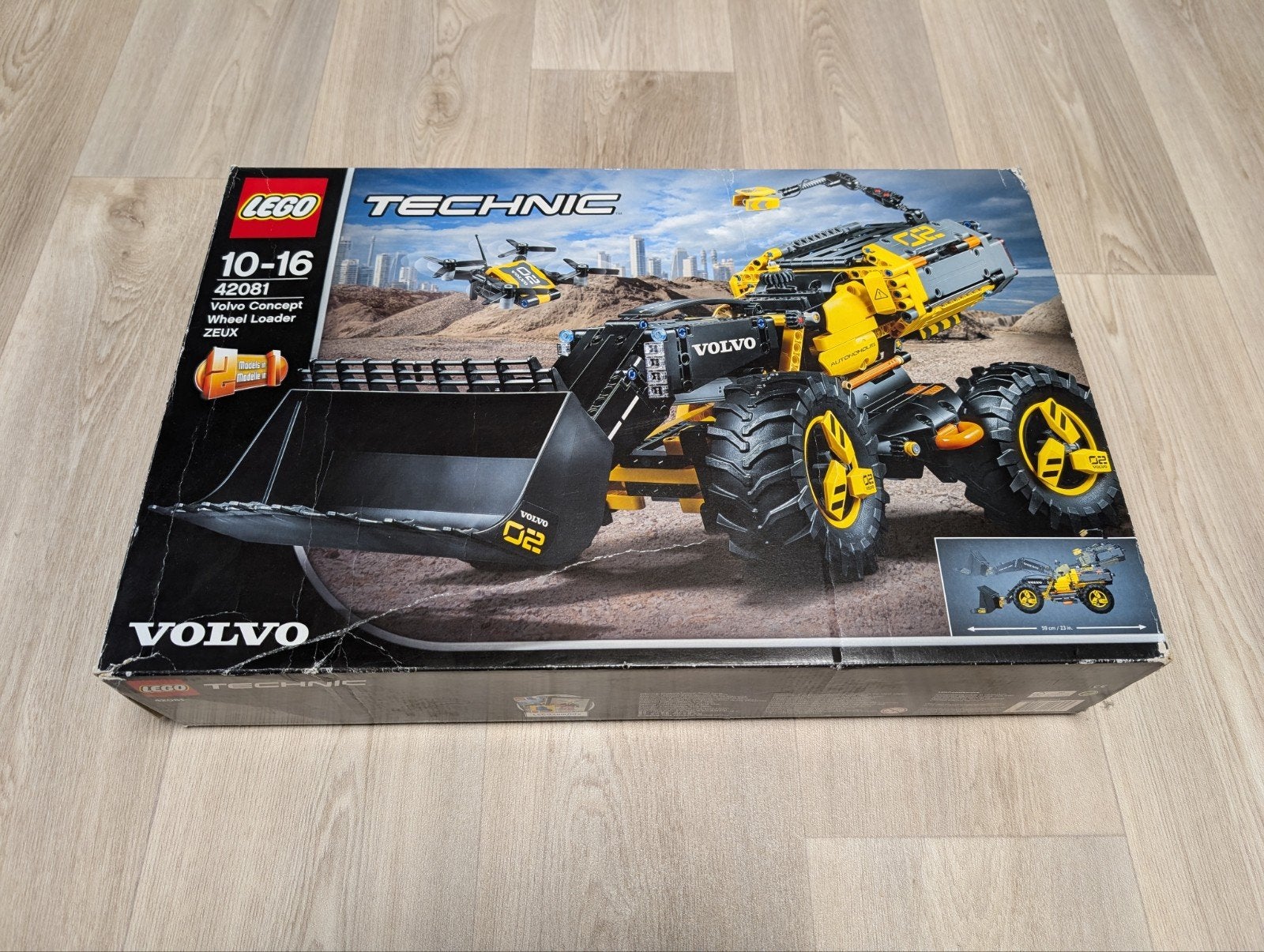 LEGO Technic 42081 Volvo Concept Wiellader ZEUX, Kinderen en Baby's, Ophalen, Gebruikt, Overige merken