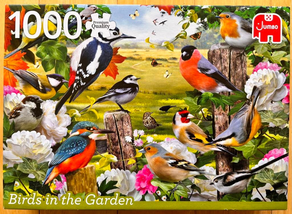 Puzzel “Birds in the garden”, Ophalen of Verzenden, 500 t/m 1500 stukjes, Zo goed als nieuw