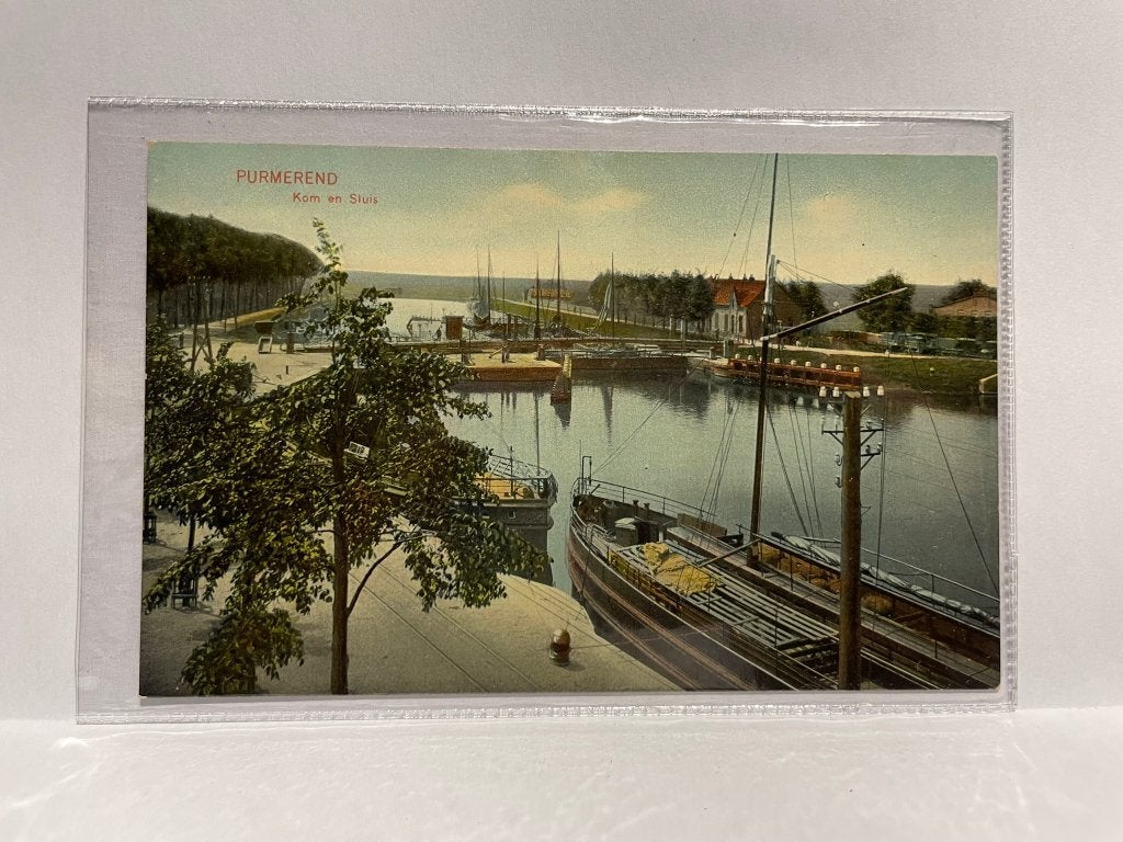 Purmerend - Kom en Sluis, Verzenden, Ongelopen, Noord-Holland