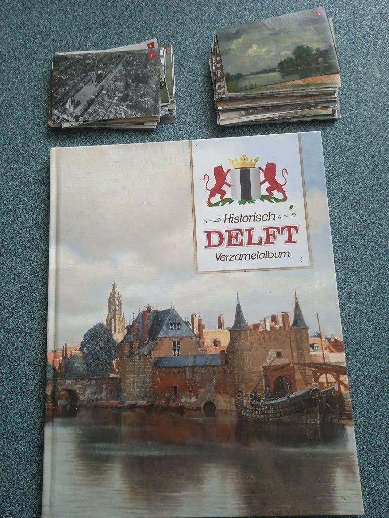 Historisch Delft verzamelalbum 1 met losse stickerplaatjes., Verzamelen, Supermarktacties, Plus, Ophalen of Verzenden
