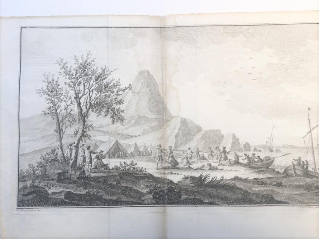 Brazilië,  schipbreuk de Wager, lot 2x,  St Catharina, 1741., 25 cm, Militair, Origineel, 40 cm